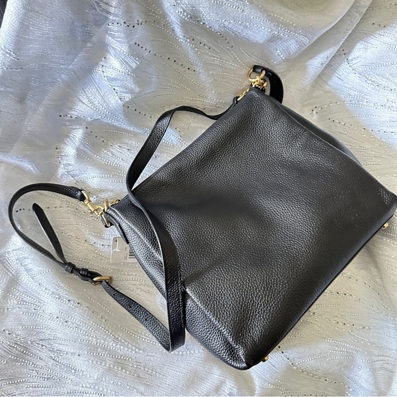 Coach Black Pebble Leather Shoulder Bag – New with Tags, Authentic - Picture 4 of 6